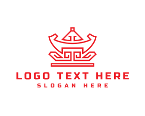 Red - Red Chinese Nugget logo design