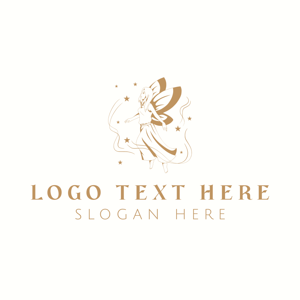 Elegant Magical Fairy Logo | BrandCrowd Logo Maker