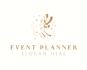 Elegant Magical Fairy Logo