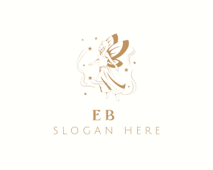 Mythical - Elegant Magical Fairy logo design