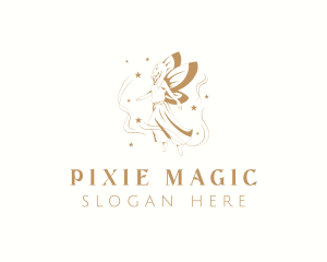 Pixie - Elegant Magical Fairy logo design
