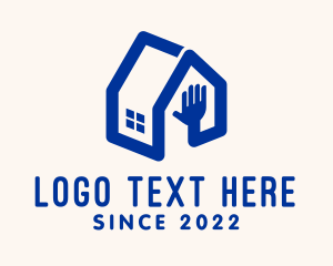 3D Hand House Realty  logo design