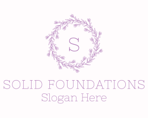 Lavender Flower Decoration Logo