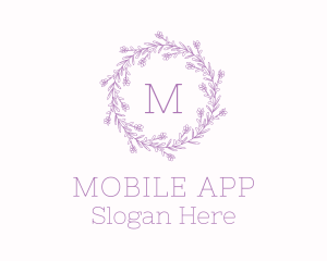 Lavender Flower Decoration Logo