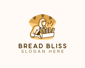 Baguette - Bread Loaf Bakery logo design