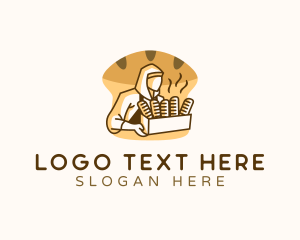 Snack - Bread Loaf Bakery logo design