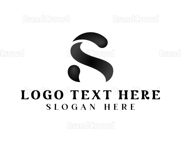 Gradient Liquid Letter S Logo