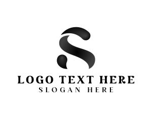 Premium - Gradient Liquid Letter S logo design