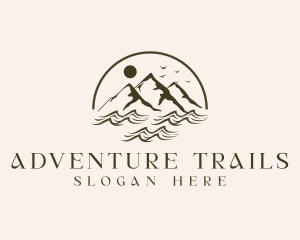 Mountain River Exploration logo design