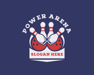 Arena - Bowling Sports Arena logo design