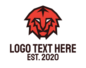 Mascot - Red Lion Mascot logo design