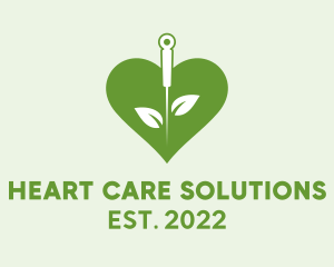 Organic Heart Acupuncture  logo design