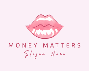 Beauty Cosmetic Lip Gloss Logo