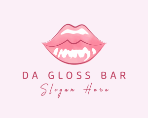 Beauty Cosmetic Lip Gloss logo design