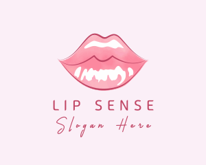Beauty Cosmetic Lip Gloss logo design