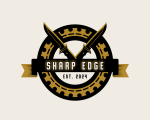 Knife - Armory Knife Blade logo design