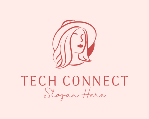 Accessories - Hat Hair Woman logo design
