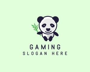 Bamboo Panda Bear Logo