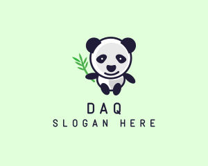 Wildlife - Bamboo Panda Bear logo design