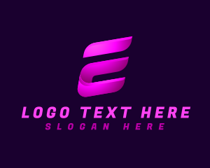 Letter E - Creative Multimedia Letter E logo design