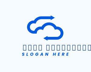 Modern - Cloud Tech Arrow logo design