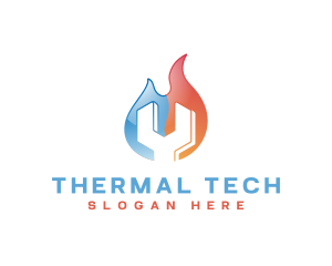 Thermal Wrench Repair logo design