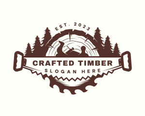 Woodwork - Woodwork Saw Carpentry logo design