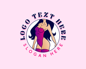 Bdsm - Burlesque Sexy Stripper logo design