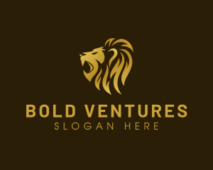 Wild Lion Luxury  logo design