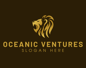 Wild Lion Luxury  logo design