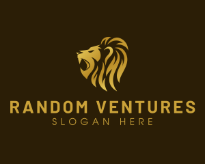 Wild Lion Luxury  logo design