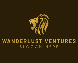 Wild Lion Luxury  logo design