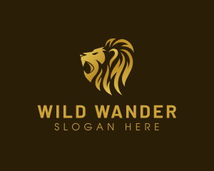 Wild Lion Luxury  logo design