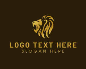 Wild - Wild Lion Luxury logo design