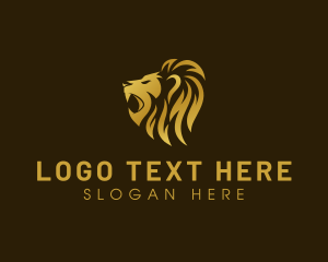 Casino - Wild Lion Luxury logo design