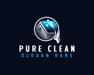 Pressure Cleaning Washer logo design