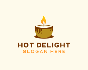 Candle Coffee Cafe logo design