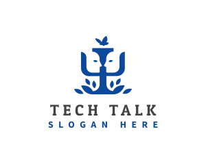 Psychology Therapy Talk logo design