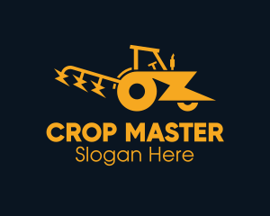 Harvester - Electric Bolt Tractor logo design