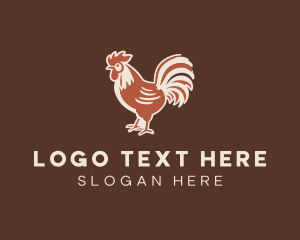 Chick - Rooster Chicken Diner logo design