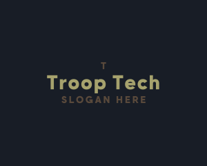 Troop - Army Troop Masculine logo design