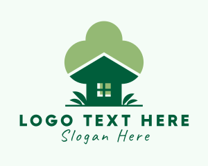 Ecological - Tree House Apartment logo design