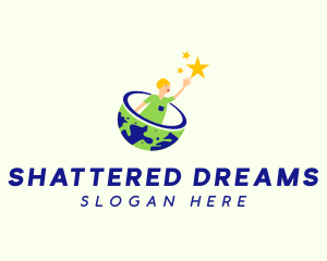 Human Planet Star logo design