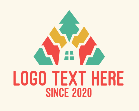 Log Cabin - Tree House Cabin logo design