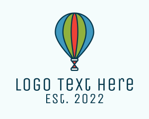 Hot Air Balloon - Hot Air Balloon Theme Park logo design