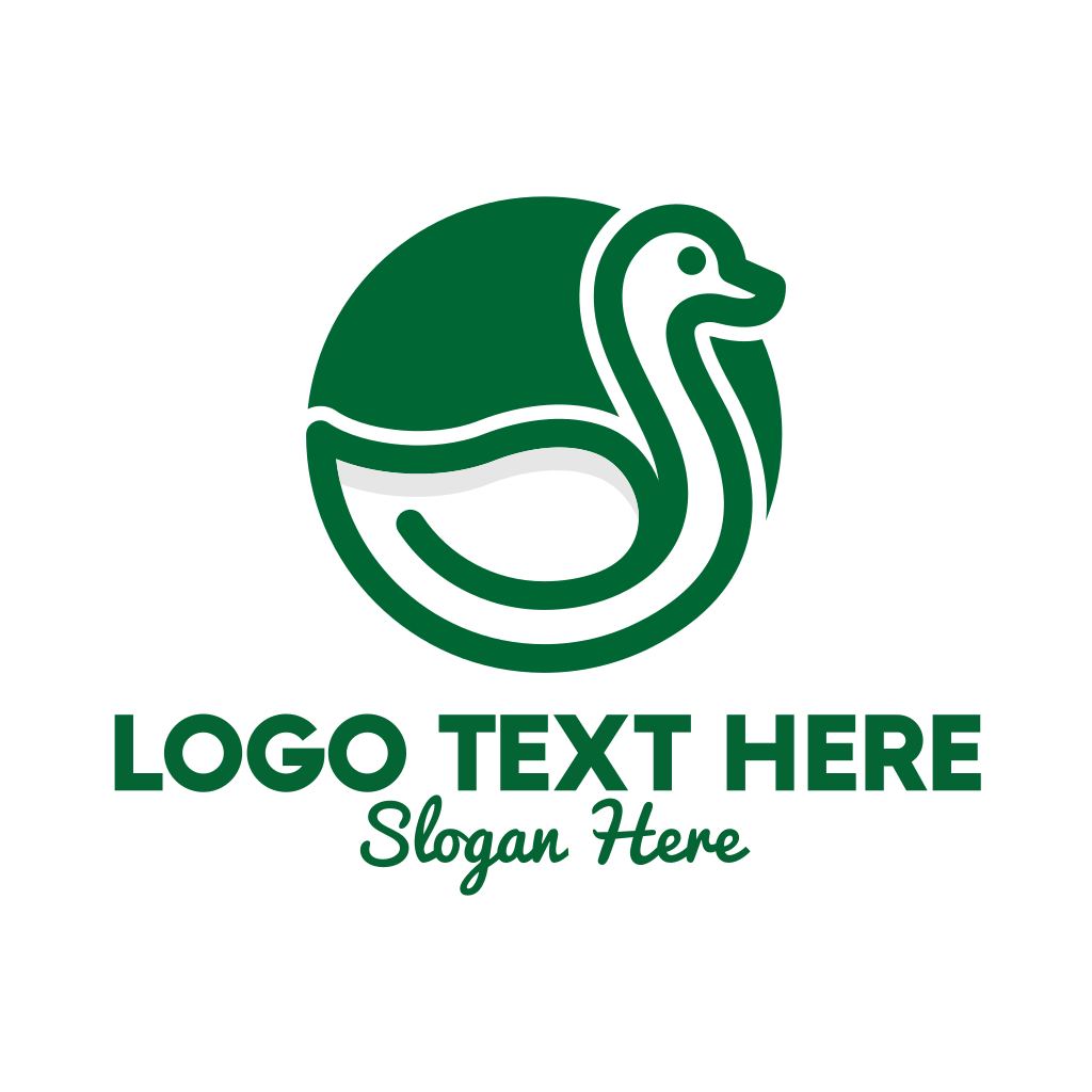 Green Leaf Duck Logo | BrandCrowd Logo Maker