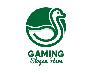 Pet Shop - Green Leaf Duck logo design
