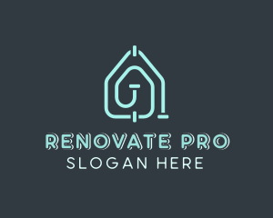 Home Plumbing Renovation logo design