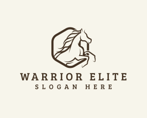 Horse Stallion Polo Logo