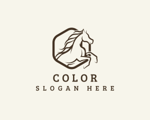 Jockey - Horse Stallion Polo logo design